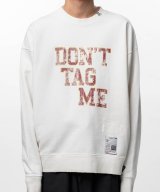 Maison MIHARA YASUHIRO (Don't Tag Me Printed Sweatshirt) WHITE