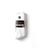 KAMIYA ("KMY" 2-Pack Cotton Crew Socks) WHITE