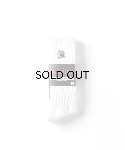 画像1: KAMIYA ("KMY" 2-Pack Cotton Crew Socks) WHITE