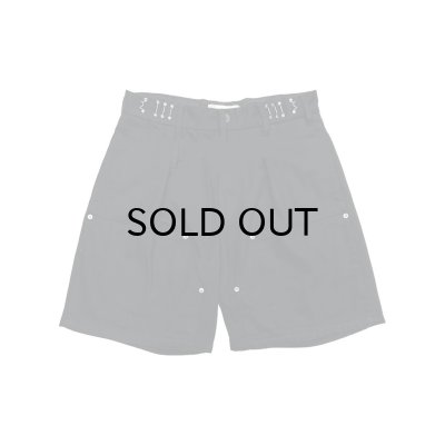 画像1: DAIRIKU (CHINO HALF PAINTER PANTS) BLACK -30% OFF-