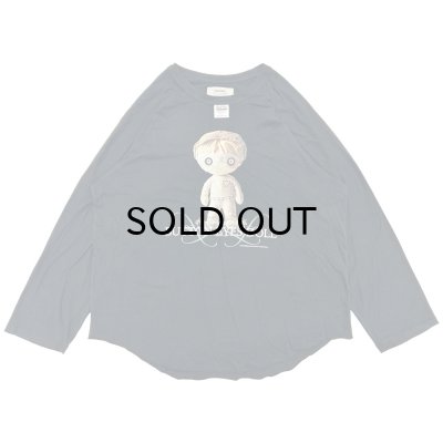 画像1: DAIRIKU (BUTTON EYE DOLL RAGLAN TAG TOUR TEE) BLACK -30% OFF-