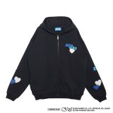COIN PARKING DELIVERY × SANRIO CHARACTERS (ZIP SWEAT HOODIE) BLACK