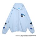 COIN PARKING DELIVERY × SANRIO CHARACTERS (ZIP SWEAT HOODIE) L.BLUE