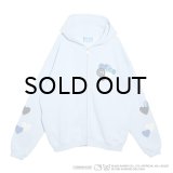 COIN PARKING DELIVERY × SANRIO CHARACTERS (ZIP SWEAT HOODIE) L.BLUE