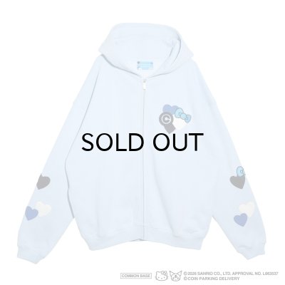 画像1: COIN PARKING DELIVERY × SANRIO CHARACTERS (ZIP SWEAT HOODIE) L.BLUE