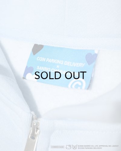 画像5: COIN PARKING DELIVERY × SANRIO CHARACTERS (ZIP SWEAT HOODIE) L.BLUE