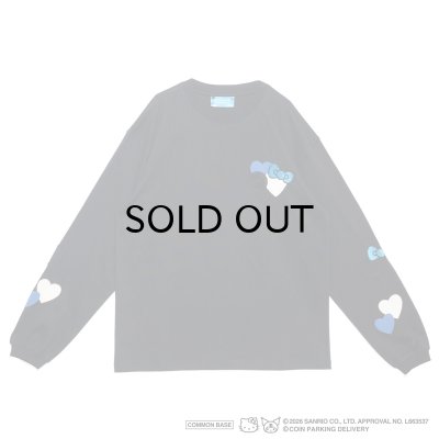 画像1: COIN PARKING DELIVERY × SANRIO CHARACTERS (PATCHWORK L/S TEE) BLACK