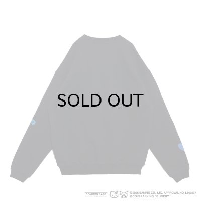 画像2: COIN PARKING DELIVERY × SANRIO CHARACTERS (PATCHWORK SWEATSHIRT) BLACK