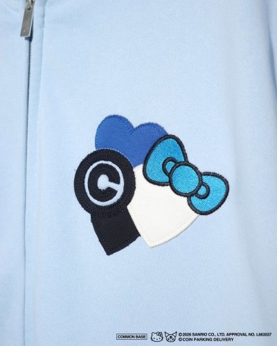 画像4: COIN PARKING DELIVERY × SANRIO CHARACTERS (ZIP SWEAT HOODIE) L.BLUE