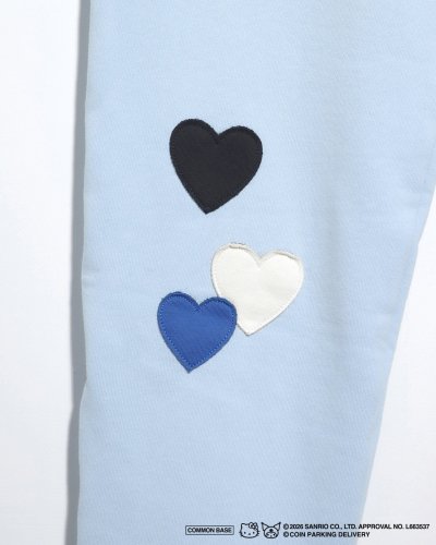 画像4: COIN PARKING DELIVERY × SANRIO CHARACTERS (PATCHWORK SWEAT PANTS) L.BLUE