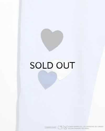 画像4: COIN PARKING DELIVERY × SANRIO CHARACTERS (PATCHWORK SWEAT PANTS) L.BLUE