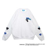 COIN PARKING DELIVERY × SANRIO CHARACTERS (PATCHWORK SWEATSHIRT) H.GREY
