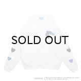 COIN PARKING DELIVERY × SANRIO CHARACTERS (PATCHWORK SWEATSHIRT) H.GREY