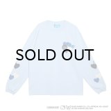 COIN PARKING DELIVERY × SANRIO CHARACTERS (PATCHWORK L/S TEE) L.BLUE