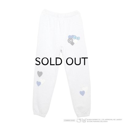 画像1: COIN PARKING DELIVERY × SANRIO CHARACTERS (PATCHWORK SWEAT PANTS) H.GREY