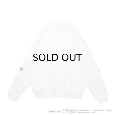 画像2: COIN PARKING DELIVERY × SANRIO CHARACTERS (PATCHWORK SWEATSHIRT) H.GREY