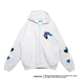 COIN PARKING DELIVERY × SANRIO CHARACTERS (ZIP SWEAT HOODIE) H.GREY