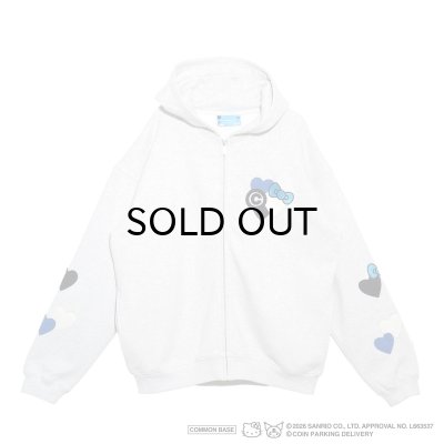 画像1: COIN PARKING DELIVERY × SANRIO CHARACTERS (ZIP SWEAT HOODIE) H.GREY