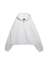NISHIMOTO IS THE MOUTH (WIDE ZIP SWEAT HOODIE) WHITE