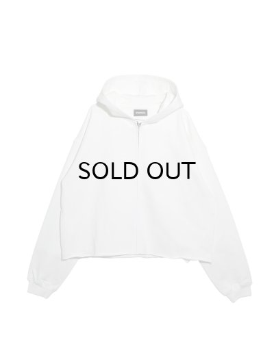 画像1: NISHIMOTO IS THE MOUTH (WIDE ZIP SWEAT HOODIE) WHITE