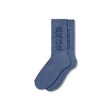 BLACK EYE PATCH (HWC SOCKS) BLUE