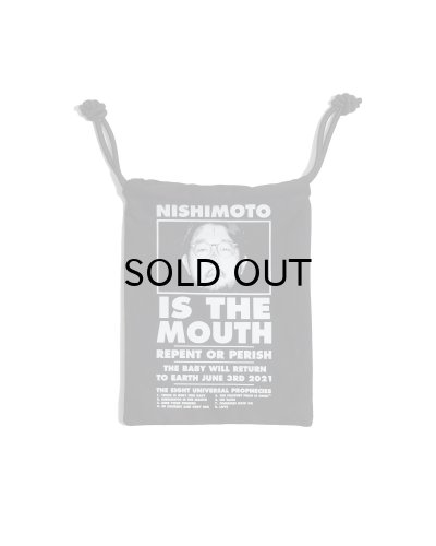 画像1: NISHIMOTO IS THE MOUTH (BIG DRAWSTRING BAG) BLACK