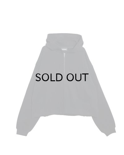 画像1: NISHIMOTO IS THE MOUTH (WIDE ZIP SWEAT HOODIE) BLACK