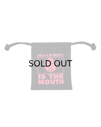 画像1: NISHIMOTO IS THE MOUTH (diskunion BIG DRAWSTRING BAG) BLACK