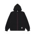 画像1: BLACK EYE PATCH (BRAND ORIGIN COLORED ZIP HOODIE) BLACK (1)