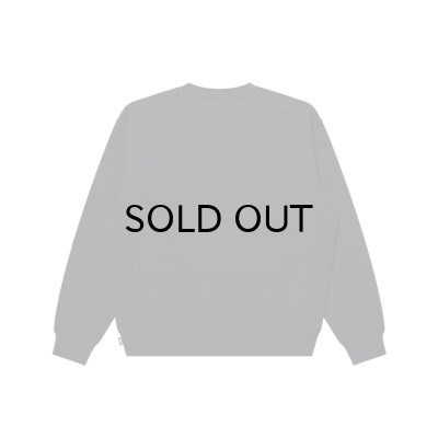 画像2: BLACK EYE PATCH (RHINESTONED OG LABEL CREW SWEAT) BLACK