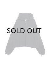 NISHIMOTO IS THE MOUTH (WIDE ZIP SWEAT HOODIE) BLACK