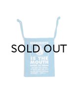 NISHIMOTO IS THE MOUTH (BIG DRAWSTRING BAG) BLUE