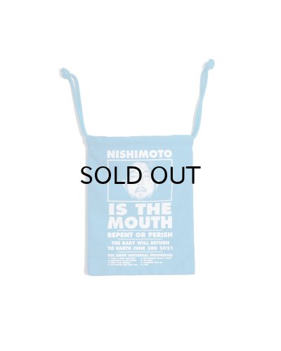 画像1: NISHIMOTO IS THE MOUTH (BIG DRAWSTRING BAG) BLUE
