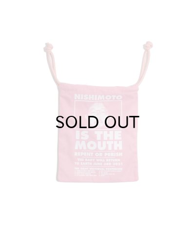 画像1: NISHIMOTO IS THE MOUTH (BIG DRAWSTRING BAG) PINK