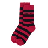 C.E (C.2 STRIPE SOCKS) RED