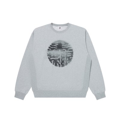 画像1: BLACK EYE PATCH (KAMON CREW SWEAT) GRAY