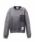 Maison MIHARA YASUHIRO (Sun Faded Like Sweatshirt) BLACK