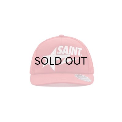 画像1: SAINT Mxxxxxx (BAPE_MESH CAP) RED