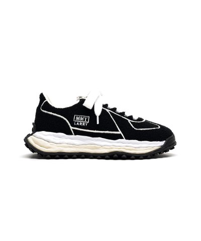 画像2: Maison MIHARA YASUHIRO ("LARRY" OG SOLE CHENILLE EMBROIDERY CANVAS LOW-TOP SNEAKER) BLACK