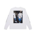 BLACK EYE PATCH (212 MAG PHOTO L/S TEE) WHITE