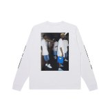 BLACK EYE PATCH (212 MAG PHOTO L/S TEE) WHITE