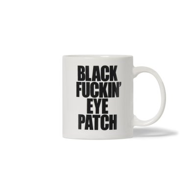 画像1: BLACK EYE PATCH (BFEP MUG) WHITE