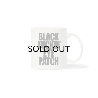 画像1: BLACK EYE PATCH (BFEP MUG) WHITE
