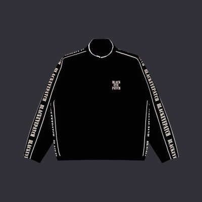 画像3: BLACK EYE PATCH (REFLECTIVE STENCIL LOGO TRACK JACKET) BLACK