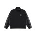 画像1: BLACK EYE PATCH (REFLECTIVE STENCIL LOGO TRACK JACKET) BLACK (1)