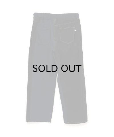 画像2: FACETASM (DENIM MERGINGSWEAT PANTS) BLACK -30% OFF-
