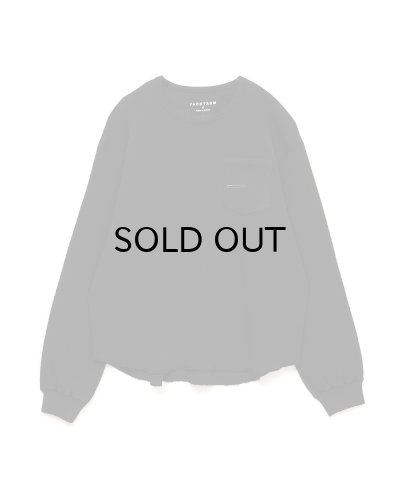画像1: FACETASM (THERMAL KNIT LONG TEE) BLACK