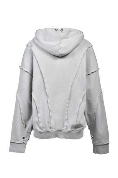 画像2: BREATH (FADE ZIP UP HOODIE TYPE-2) GREY