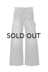 BREATH (COATING DOUBLE KNEE DENIM PANTS) BLACK -30% OFF-