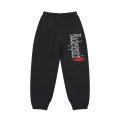 BLACK EYE PATCH (RHINESTONED HEARTBREAK LOGO SWEAT PANTS) BLACK
